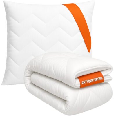 Kołdra i Poduszka 140x200+70x80 antybakteryjna antyalergiczna