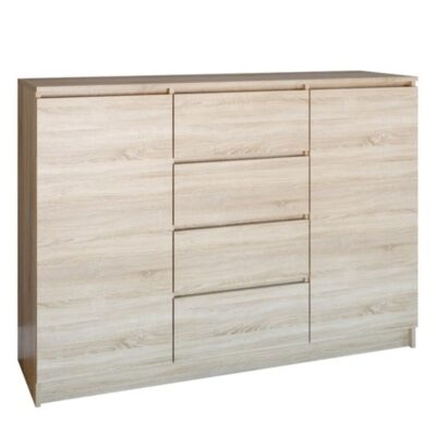 Komoda Homeli 2D4S dąb-sonoma