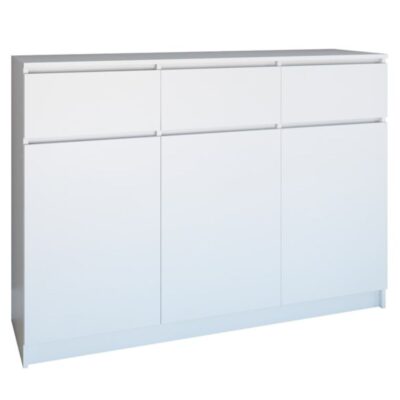 Komoda Homeli 3D3S 120-biel