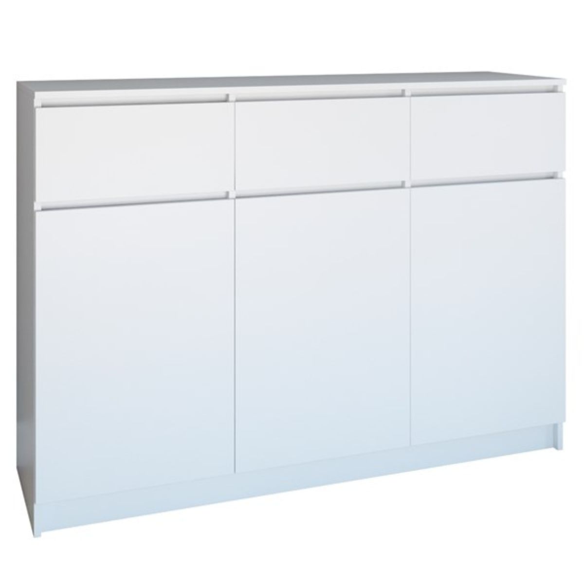 Komoda Homeli 3D3S 120-biel