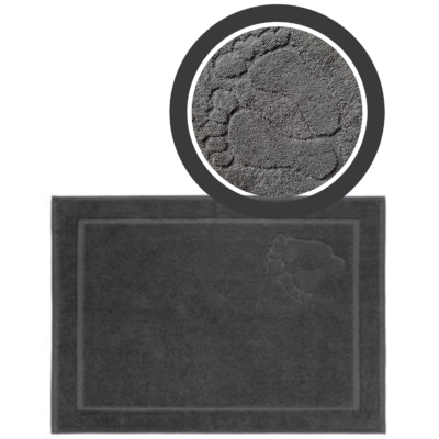 Dywanik Łazienkowy Stopka Grafit 50x70