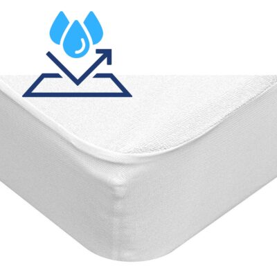Prześcieradło Nieprzemakalne 120x200 Bawełniane-Pokrowiec na Materac