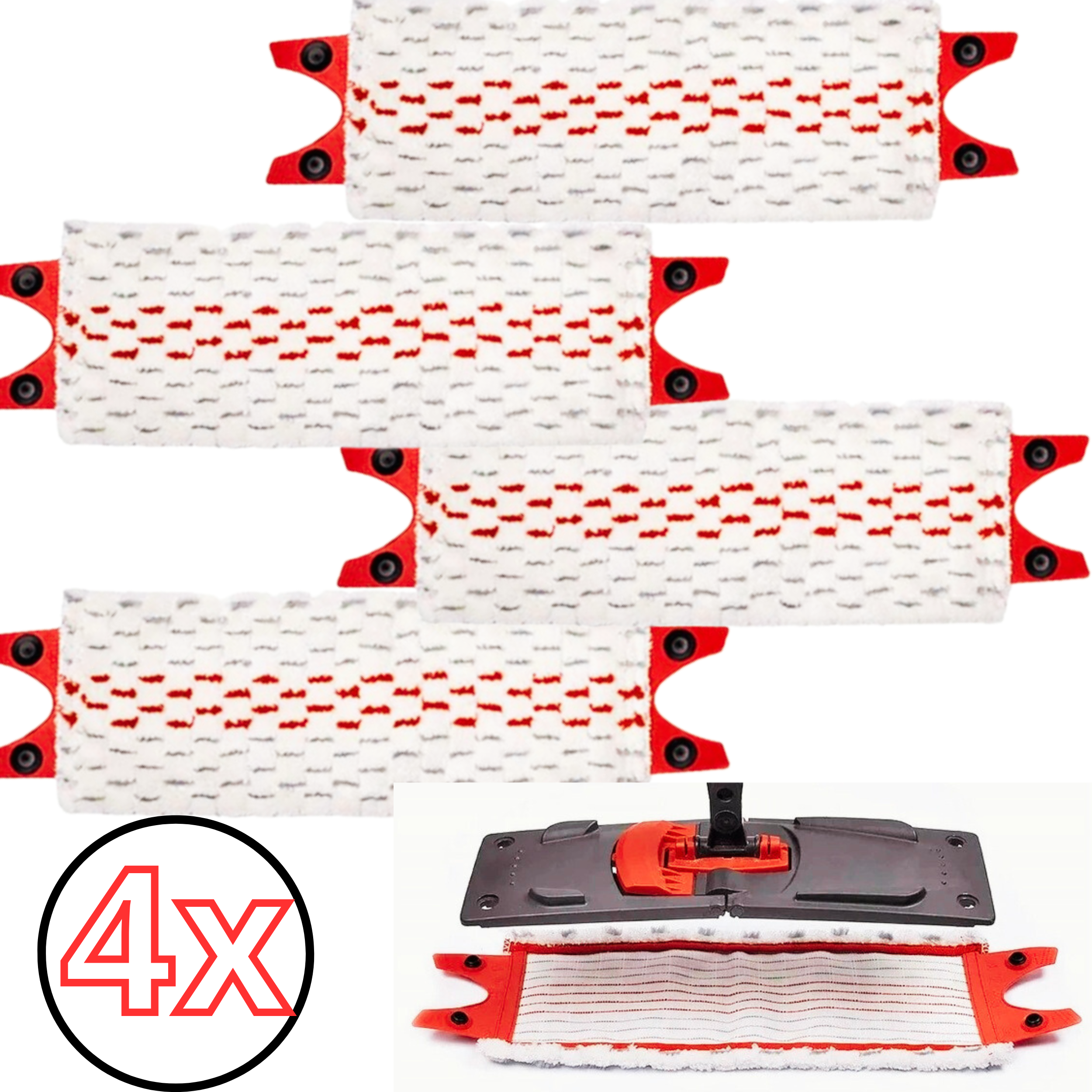 4x Wkład do Mopa Vileda płaskiego ULTRA MAX
