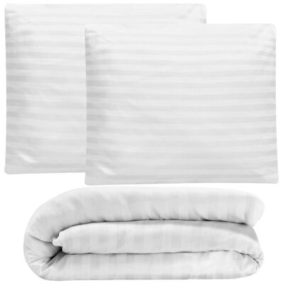 Pościel Hotelowa Adamaszek 160x200 + 2x Poszewka 50x60 / 70x80 / 50x70 Bawełniana 150gr