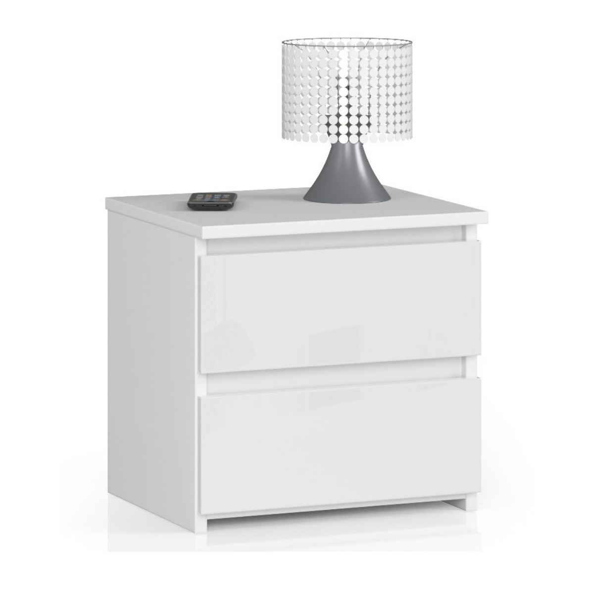 SZAFKA NOCNA CL2 40 cm BIAŁY AKRYL POŁYSK