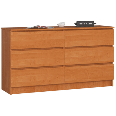 KOMODA K 140 cm 6 SZUFLAD OLCHA