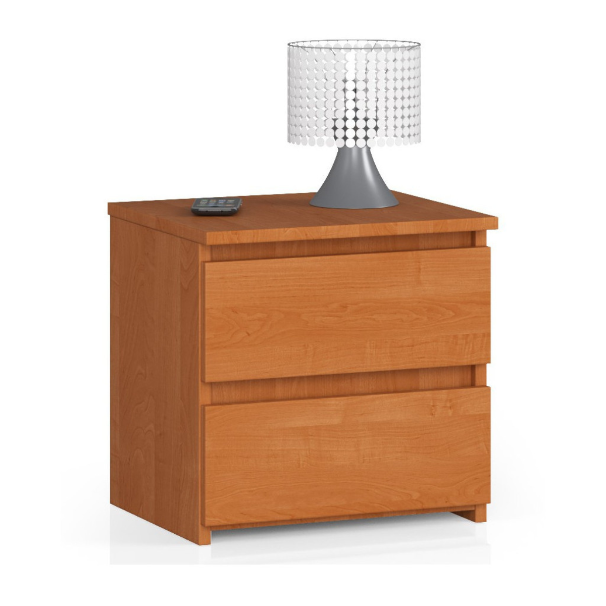 Szafka nocna CL2 Olcha 40 cm 2 szuflady kolor Olcha mat 40x35x40 cm