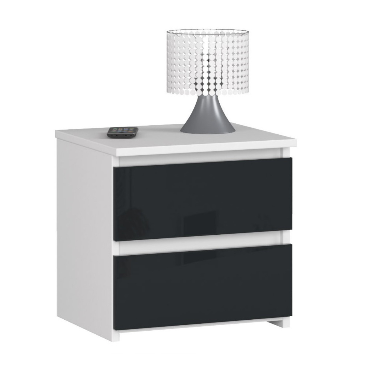 SZAFKA NOCNA CL2 40 cm GRAFIT AKRYL POŁYSK